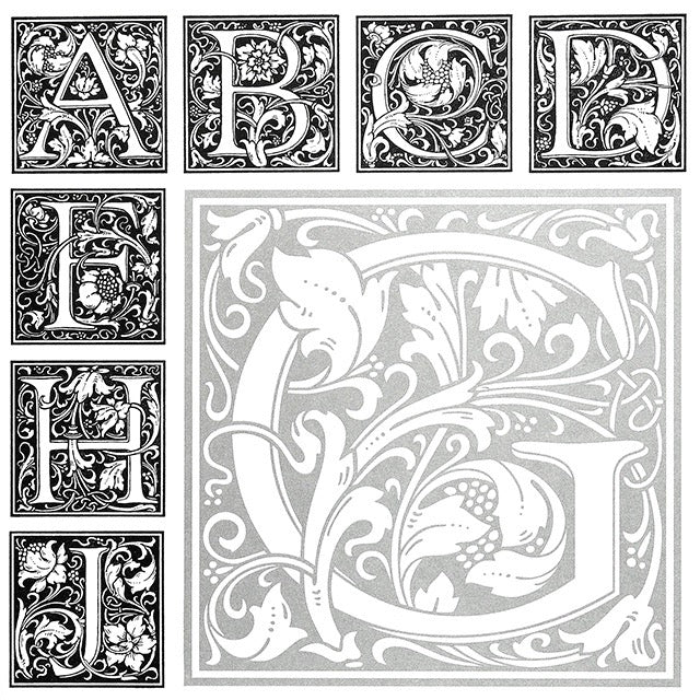 Goudy Cloister Initials - Inspiration and Application