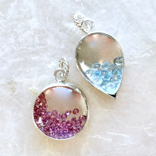 Customizable Artisan Butterfly Wing Pendants in Sterling Silver
